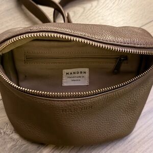 MANDRN Brown Crossbody Bag